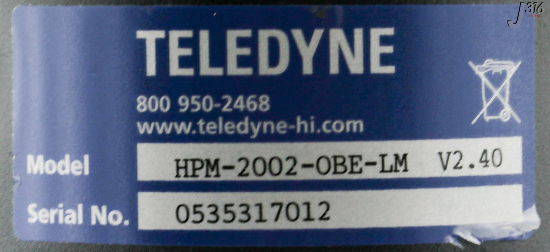 うさ 33322 TELEDYNE HASTING DUAL SNSR VACUUM GUAGE,LAM 796-010678-003